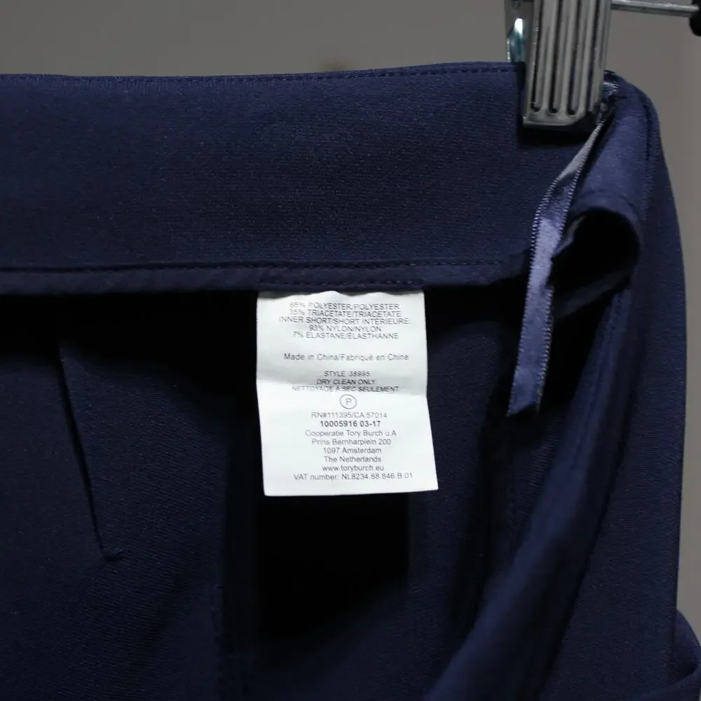Tory Burch Tory Sport Navy Athletic Skirt with Pocket Size XL